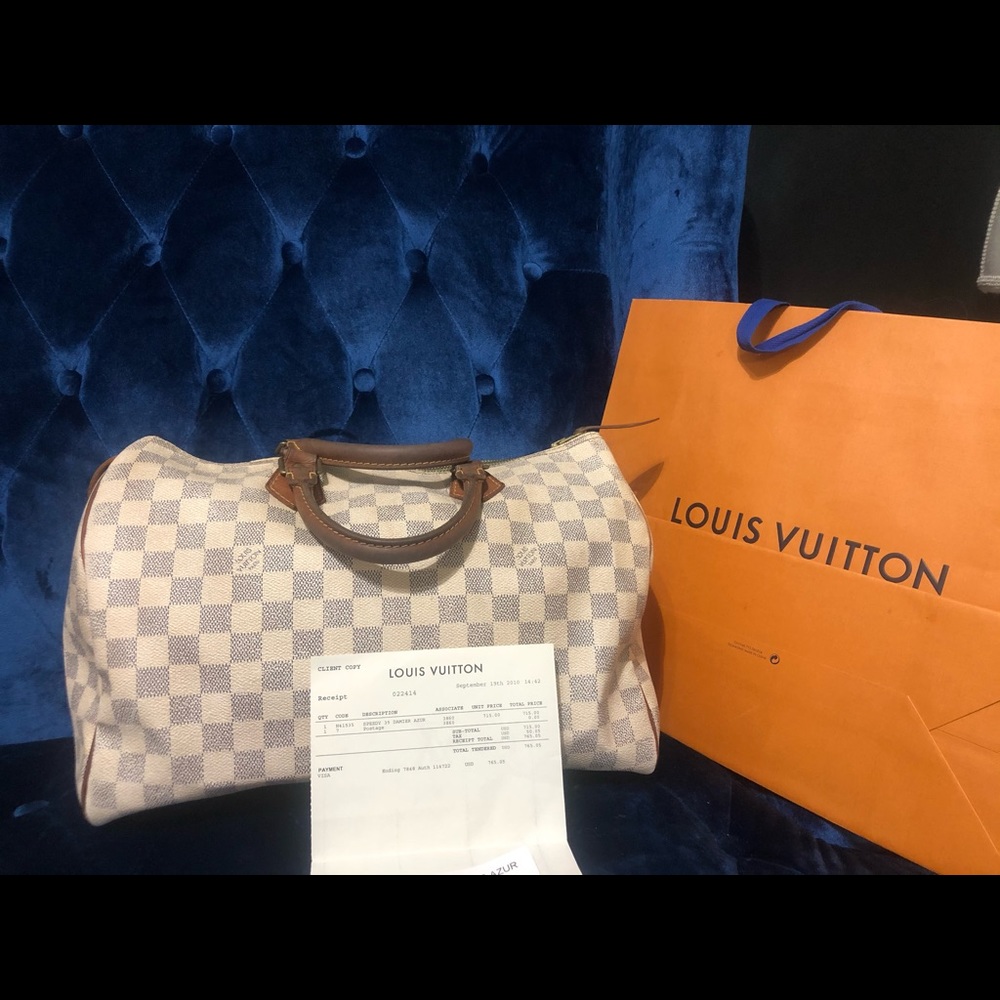 100%authentic Louis Vuitton Speedy 35